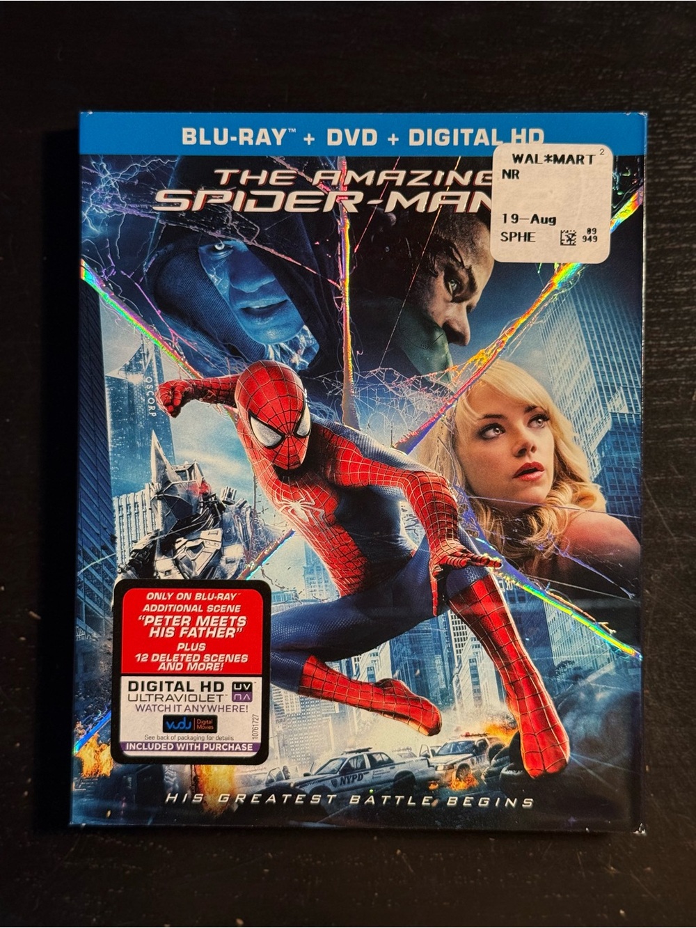 The Amazing Spider-Man 2 (Blu-ray + DVD, 2014) | LIKE NEW